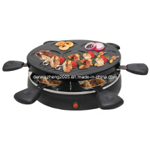 Elektrische 6-Personen-Raclette-Grill, 6er klassische Party Grill